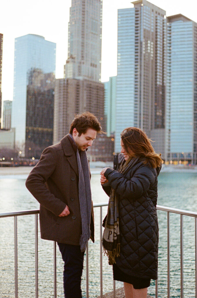Film Photography Chicago Proposal Olive Park