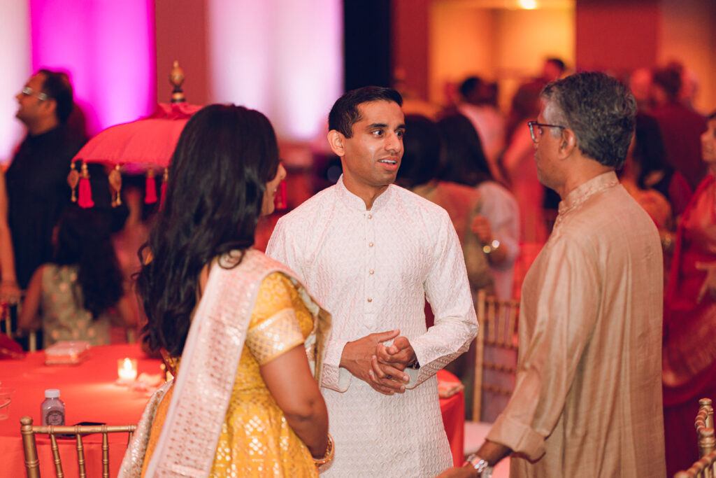A Sangeet for an South Asian couple's wedding at the Sheraton Grand Hotel in downtown Chicago