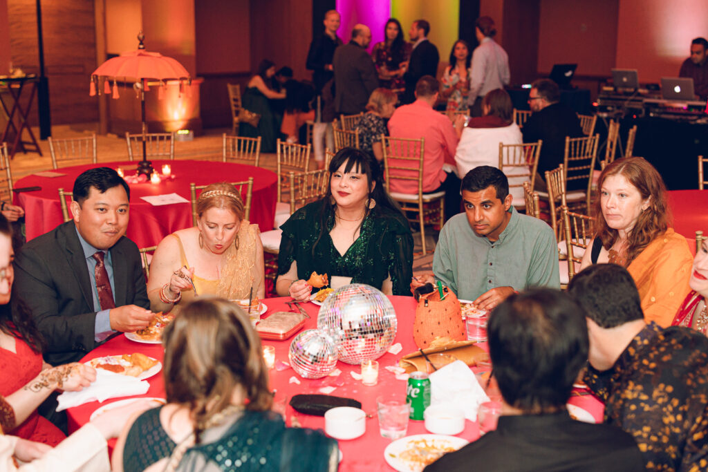 A Sangeet for an South Asian couple's wedding at the Sheraton Grand Hotel in downtown Chicago
