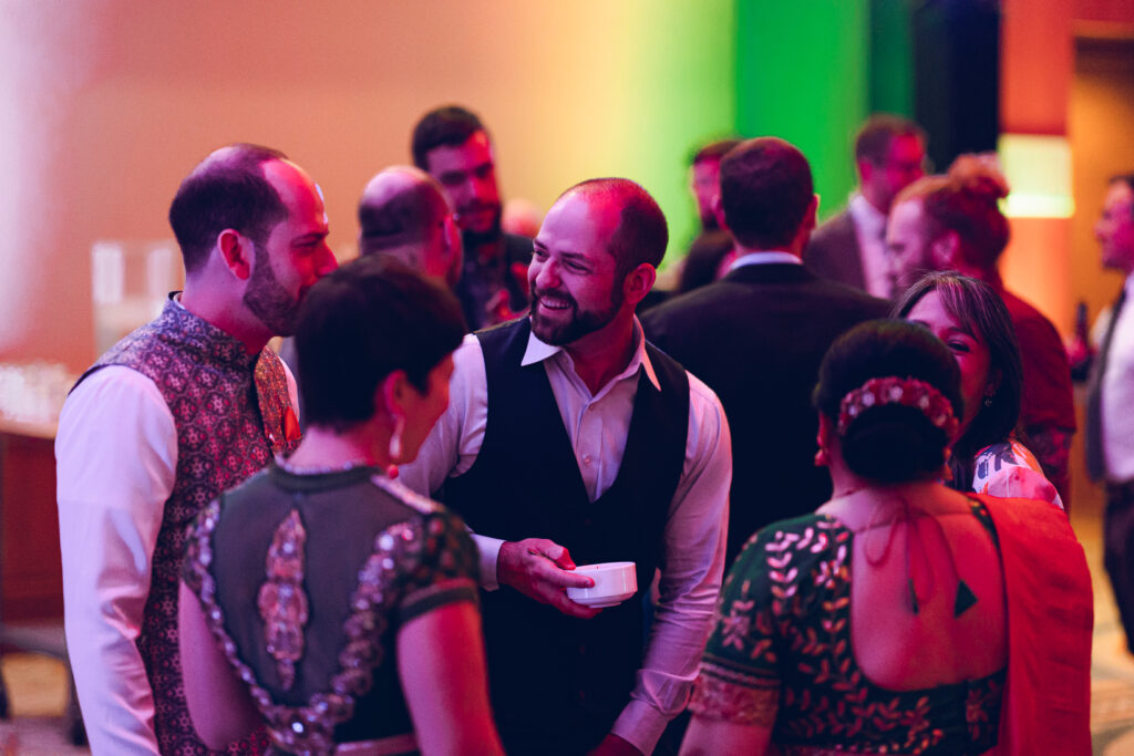 A Sangeet for an South Asian couple's wedding at the Sheraton Grand Hotel in downtown Chicago