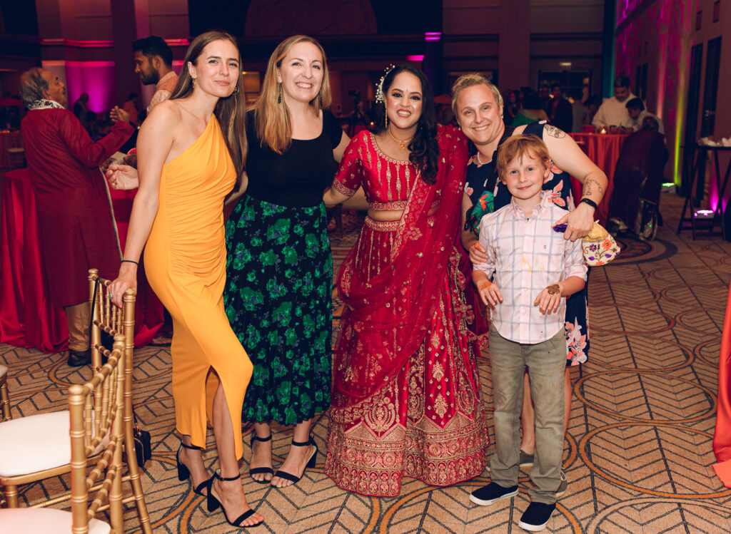 A Sangeet for an South Asian couple's wedding at the Sheraton Grand Hotel in downtown Chicago