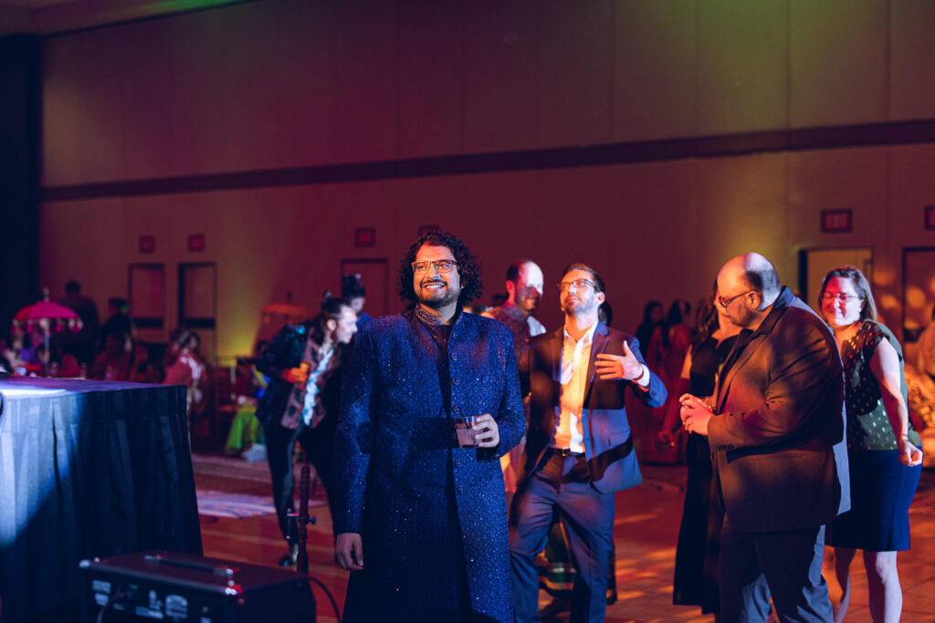 A Sangeet for an South Asian couple's wedding at the Sheraton Grand Hotel in downtown Chicago