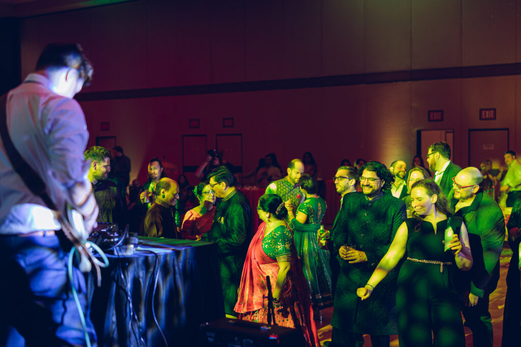 A Sangeet for an South Asian couple's wedding at the Sheraton Grand Hotel in downtown Chicago
