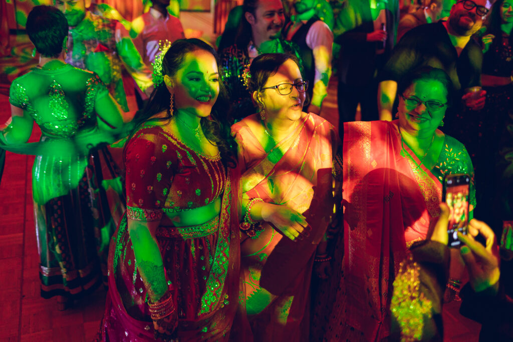 A Sangeet for an South Asian couple's wedding at the Sheraton Grand Hotel in downtown Chicago