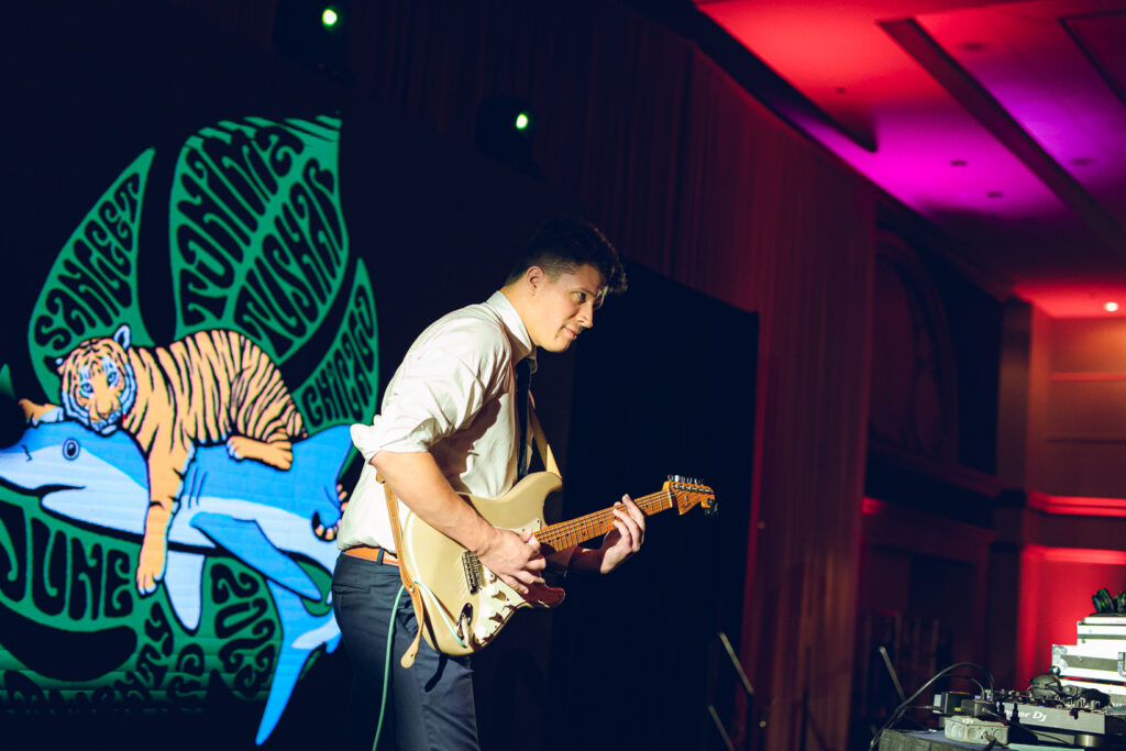 A Sangeet for an South Asian couple's wedding at the Sheraton Grand Hotel in downtown Chicago