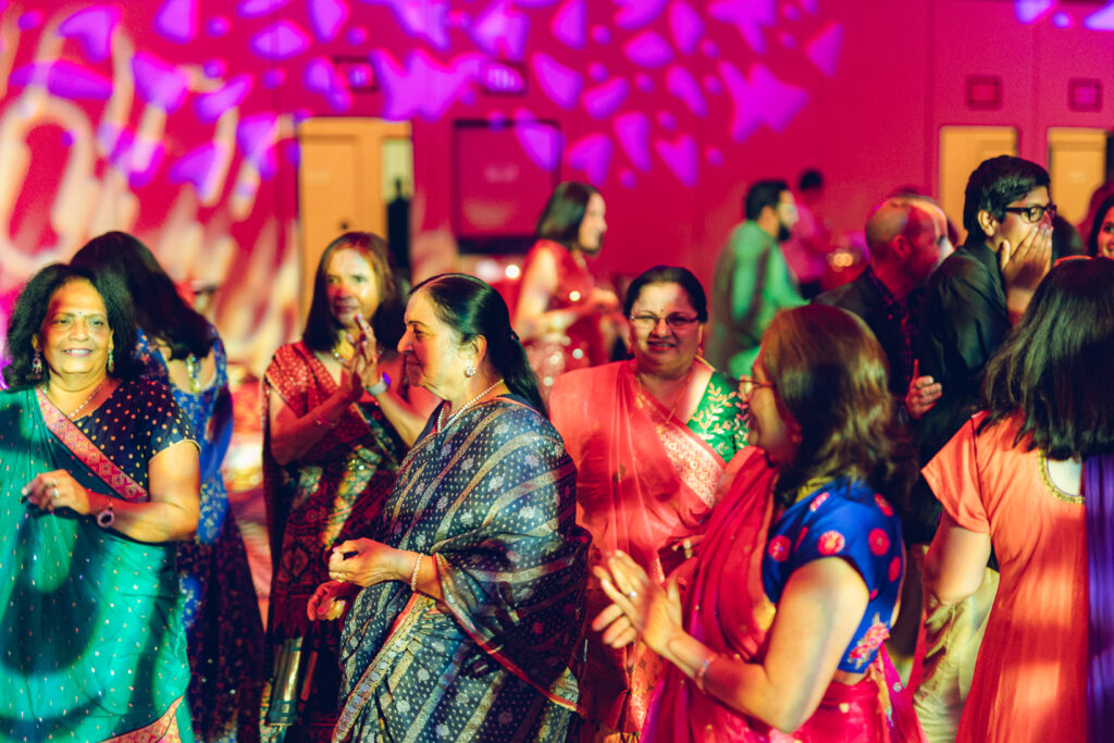 A Sangeet for an South Asian couple's wedding at the Sheraton Grand Hotel in downtown Chicago