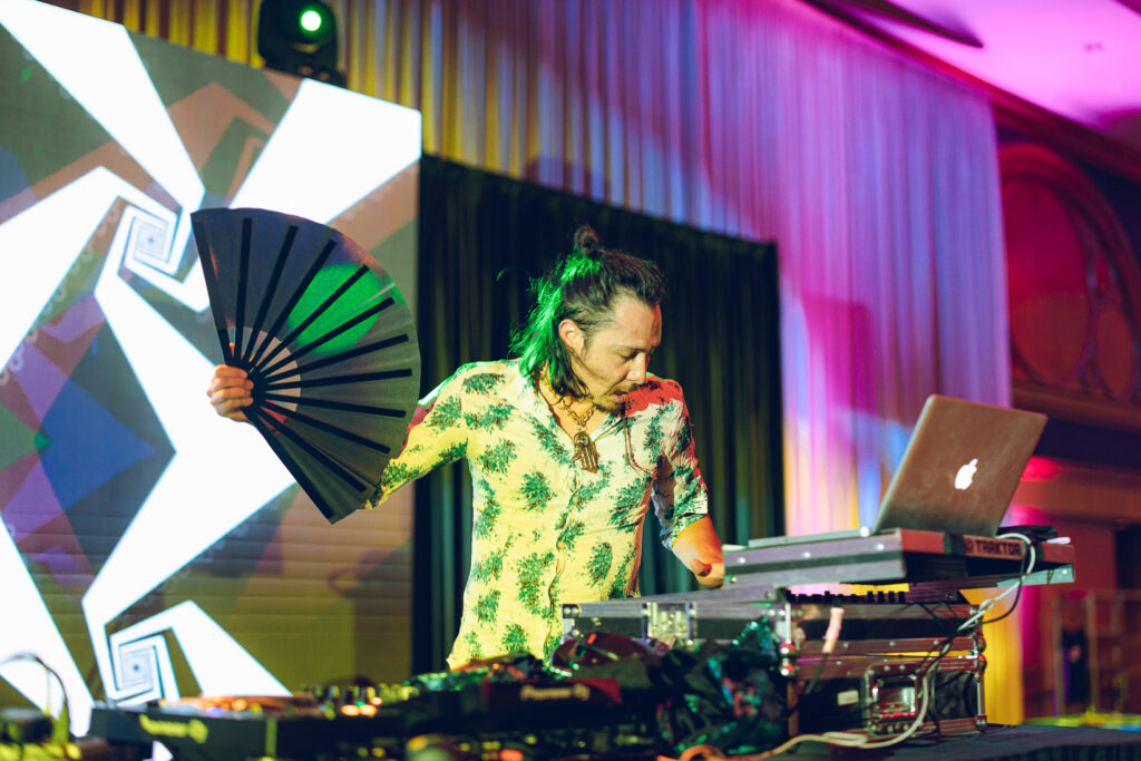 A Sangeet for an South Asian couple's wedding at the Sheraton Grand Hotel in downtown Chicago