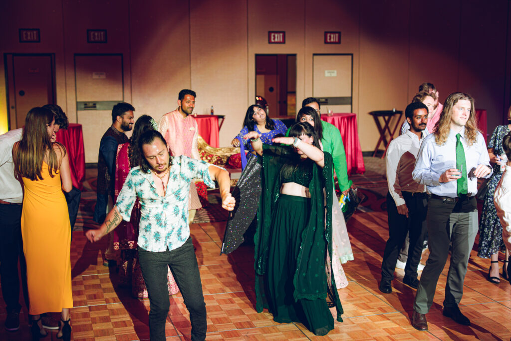 A Sangeet for an South Asian couple's wedding at the Sheraton Grand Hotel in downtown Chicago