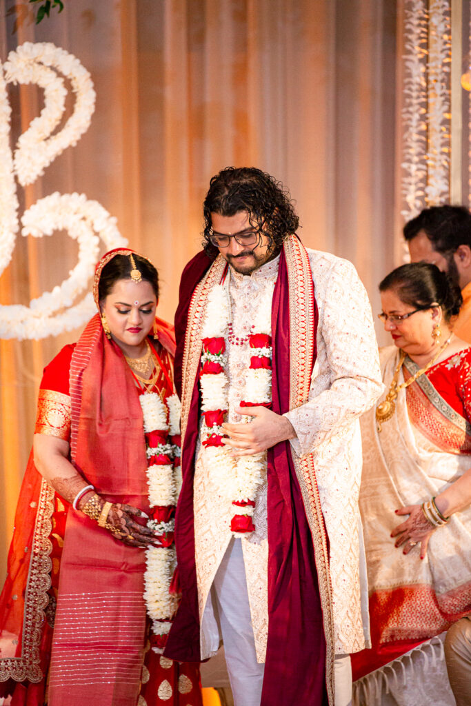 A traditional Indian wedding celebrated at the Grand Sheraton in downtown Chicago