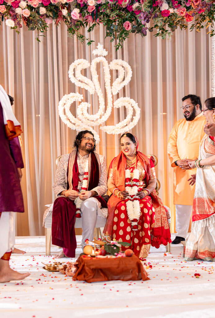A traditional Indian wedding celebrated at the Grand Sheraton in downtown Chicago