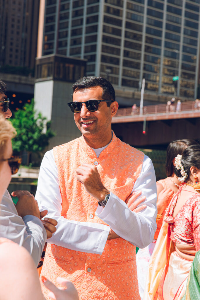 A traditional Indian wedding celebrated at the Grand Sheraton in downtown Chicago