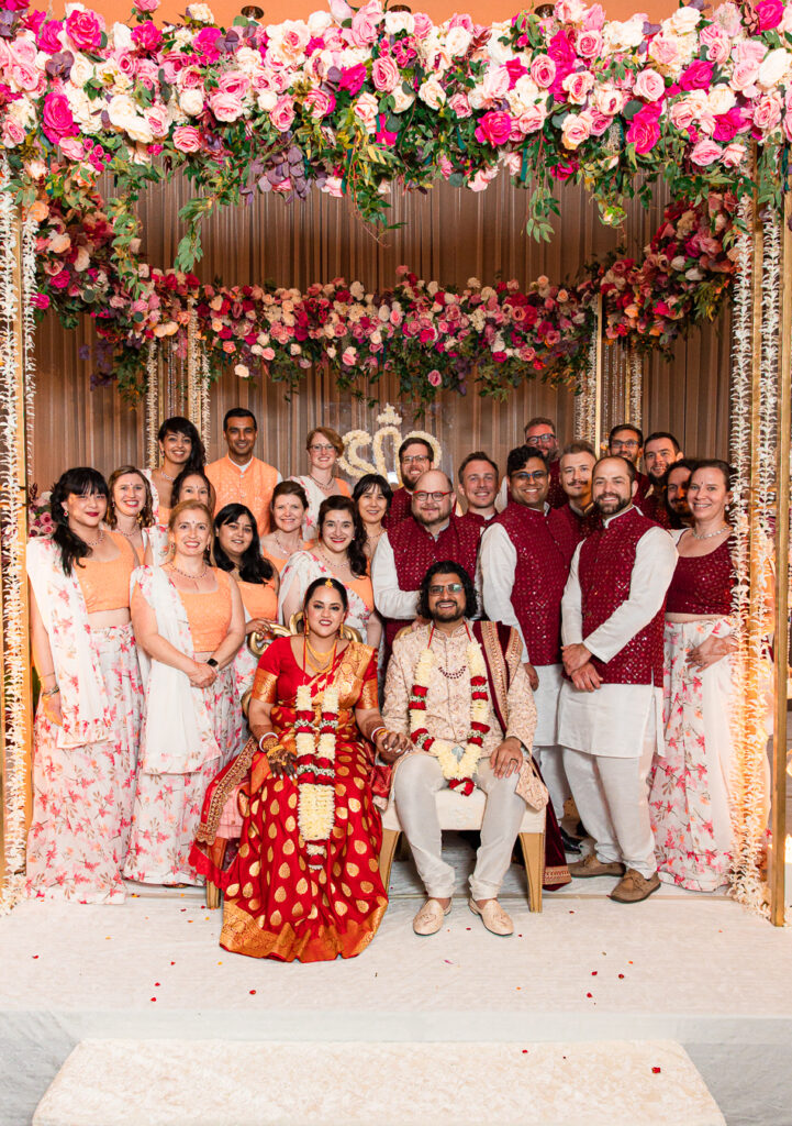 A traditional Indian wedding celebrated at the Grand Sheraton in downtown Chicago