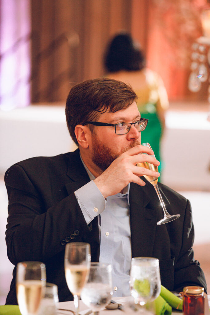 A traditional Indian wedding celebrated at the Grand Sheraton in downtown Chicago