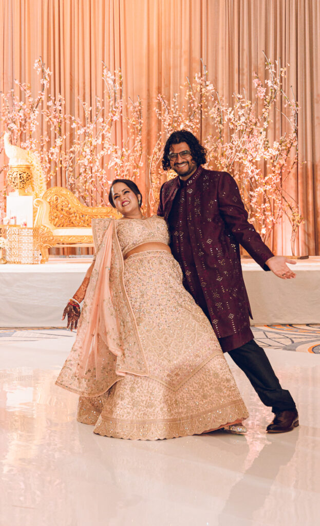 A traditional Indian wedding celebrated at the Grand Sheraton in downtown Chicago