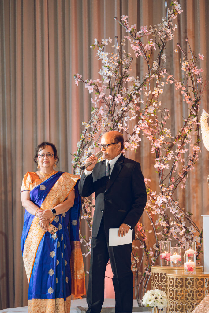 A traditional Indian wedding celebrated at the Grand Sheraton in downtown Chicago