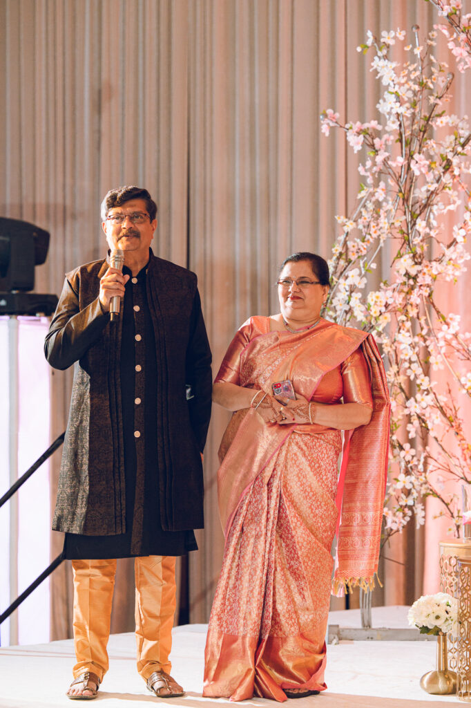 A traditional Indian wedding celebrated at the Grand Sheraton in downtown Chicago