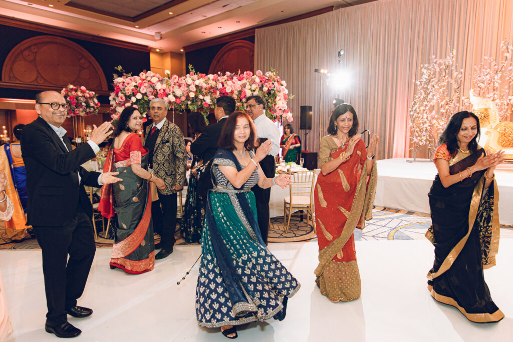A traditional Indian wedding celebrated at the Grand Sheraton in downtown Chicago