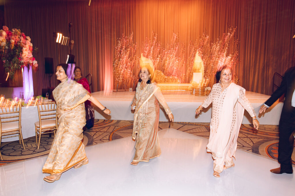 A traditional Indian wedding celebrated at the Grand Sheraton in downtown Chicago