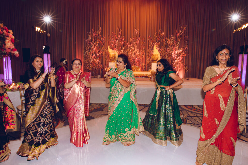 A traditional Indian wedding celebrated at the Grand Sheraton in downtown Chicago