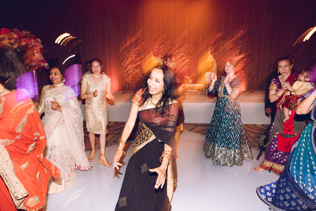 A traditional Indian wedding celebrated at the Grand Sheraton in downtown Chicago