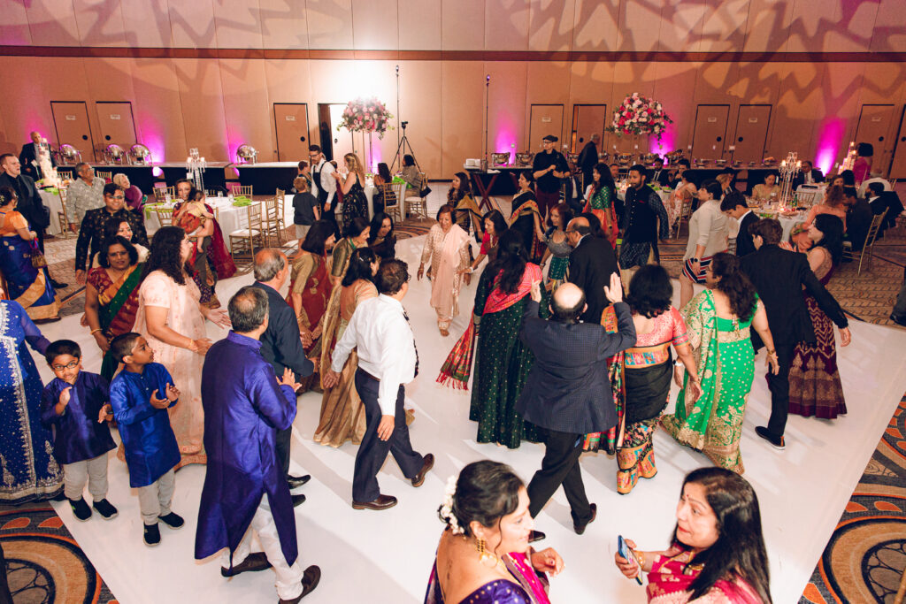 A traditional Indian wedding celebrated at the Grand Sheraton in downtown Chicago