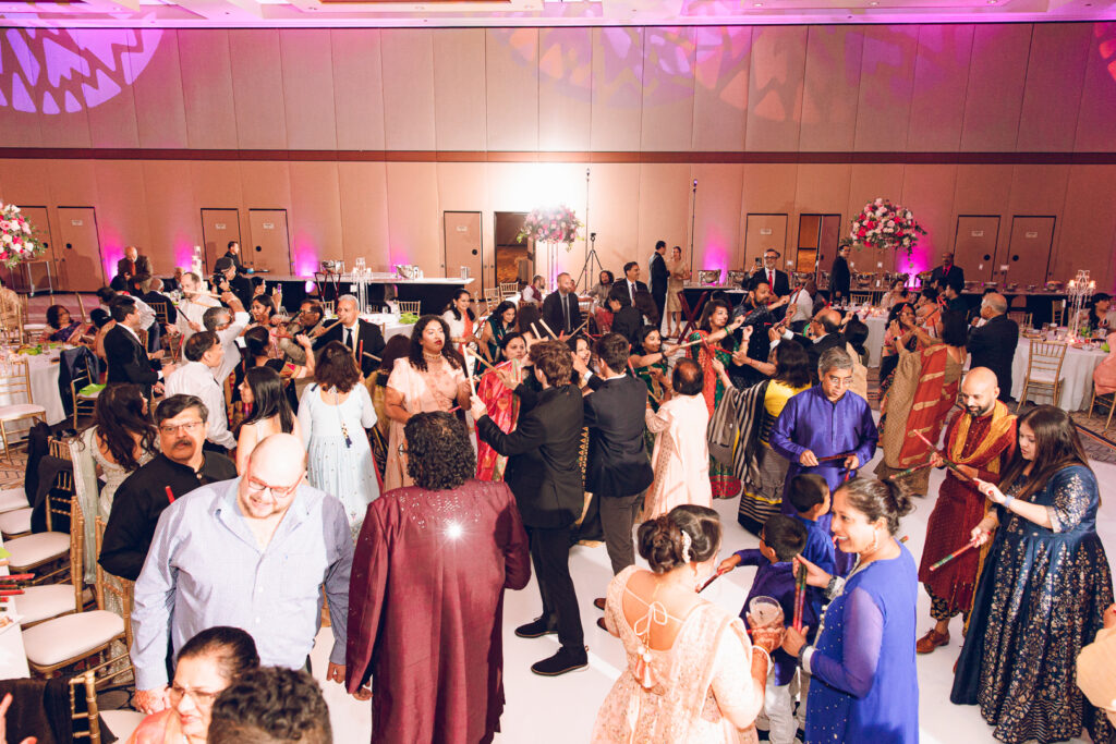 A traditional Indian wedding celebrated at the Grand Sheraton in downtown Chicago