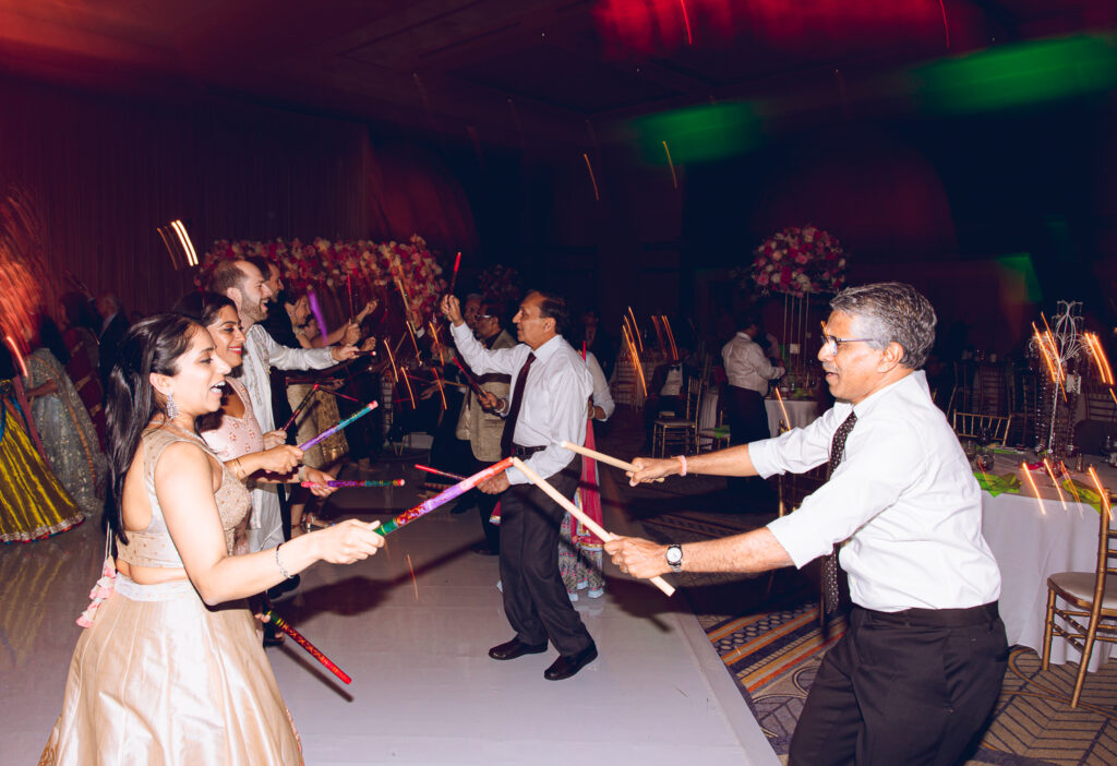 A traditional Indian wedding celebrated at the Grand Sheraton in downtown Chicago