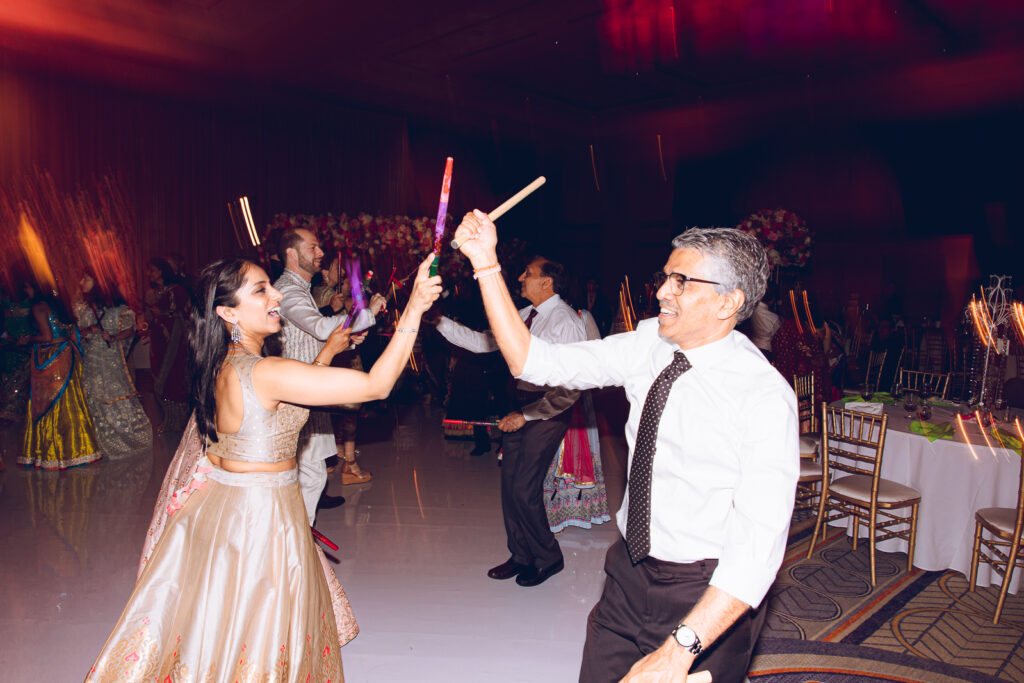 A traditional Indian wedding celebrated at the Grand Sheraton in downtown Chicago