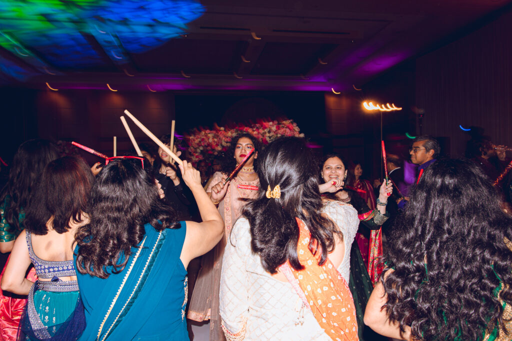 A traditional Indian wedding celebrated at the Grand Sheraton in downtown Chicago