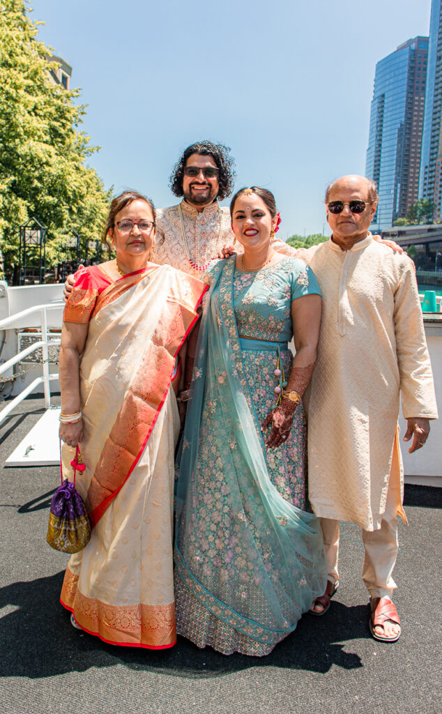 A traditional Indian wedding celebrated at the Grand Sheraton in downtown Chicago