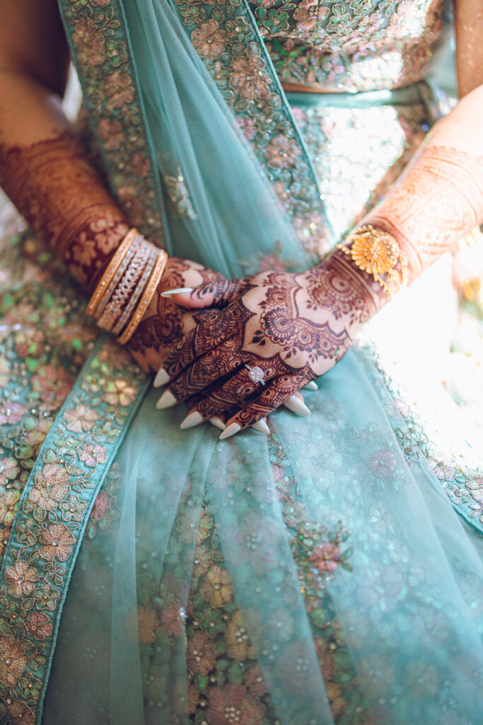 A traditional Indian wedding celebrated at the Grand Sheraton in downtown Chicago