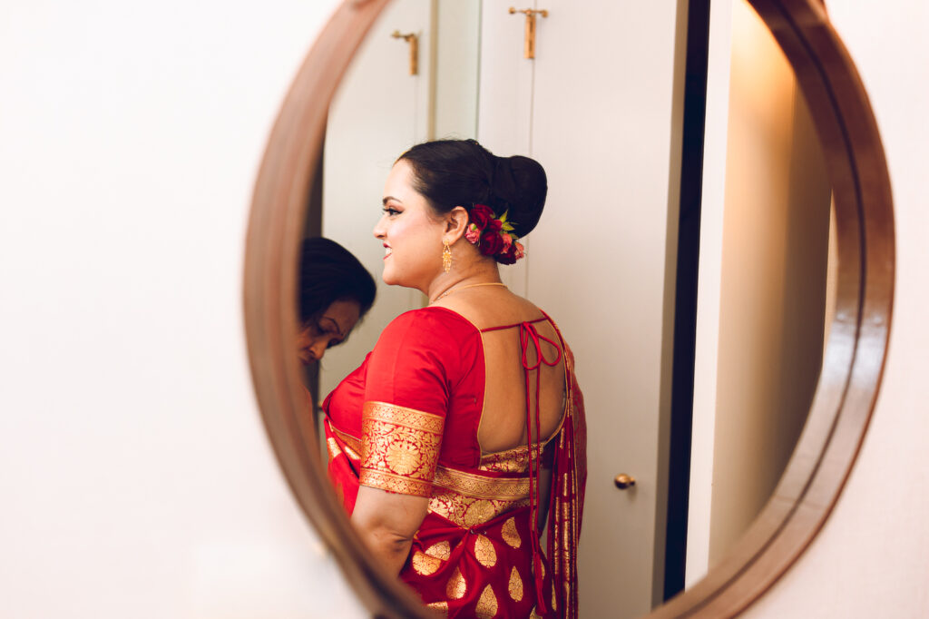 A traditional Indian wedding celebrated at the Grand Sheraton in downtown Chicago
