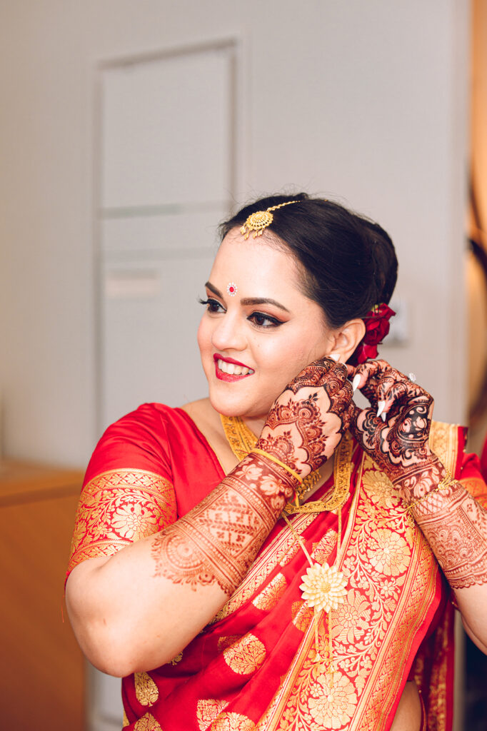 A traditional Indian wedding celebrated at the Grand Sheraton in downtown Chicago