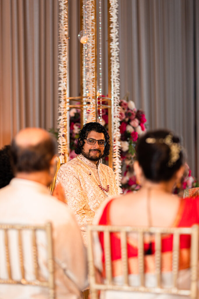 A traditional Indian wedding celebrated at the Grand Sheraton in downtown Chicago