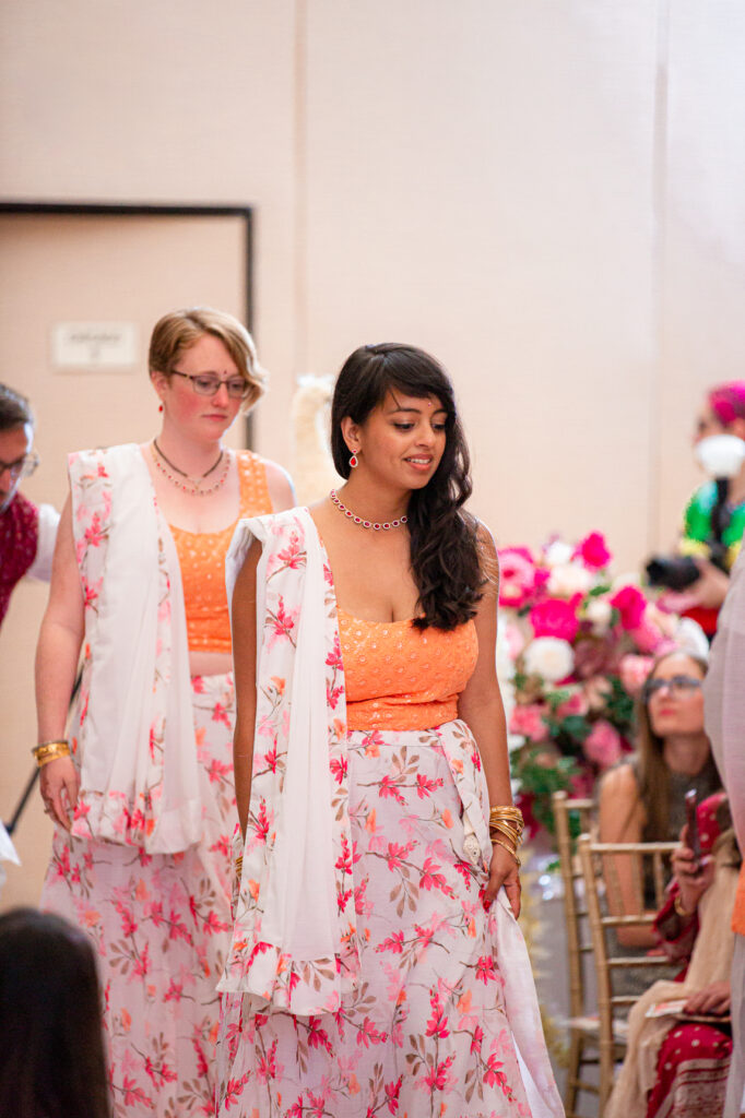 A traditional Indian wedding celebrated at the Grand Sheraton in downtown Chicago