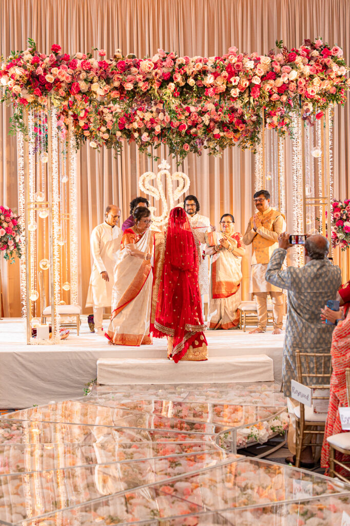 A traditional Indian wedding celebrated at the Grand Sheraton in downtown Chicago