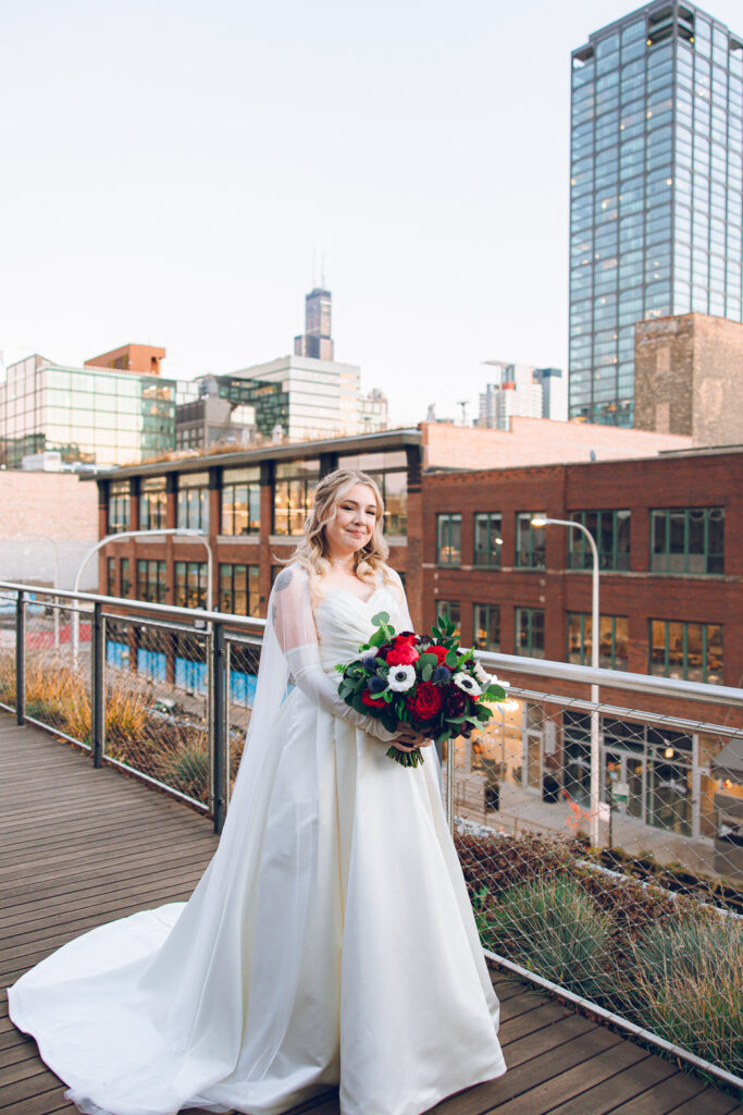 A couple's wedding at Morgan's on Fulton in Fulton Market, Chicago