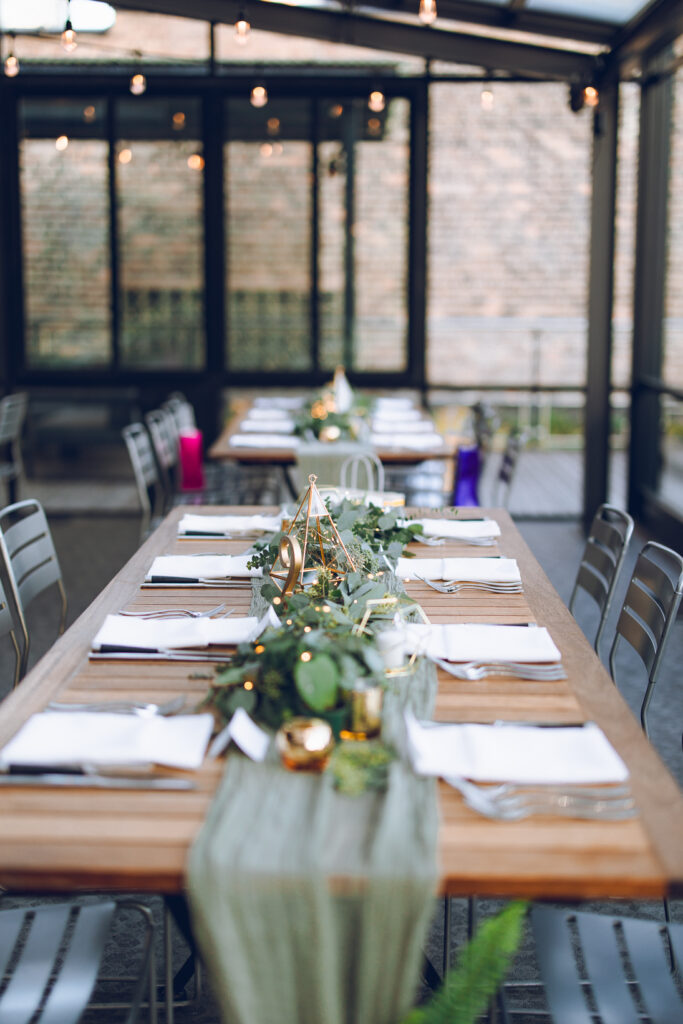 A couple's wedding at Morgan's on Fulton in Fulton Market, Chicago