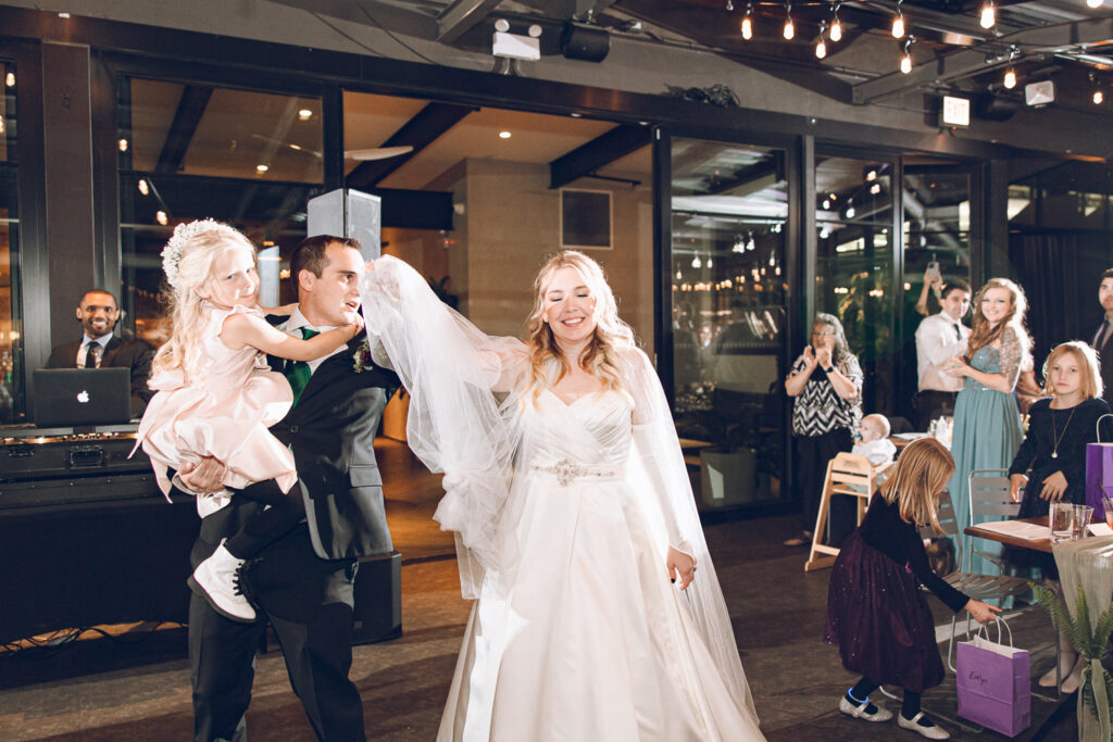 A couple's wedding at Morgan's on Fulton in Fulton Market, Chicago