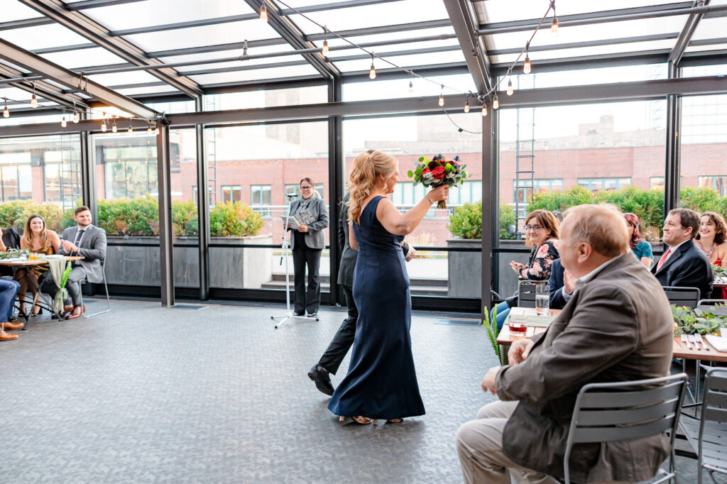 A couple's wedding at Morgan's on Fulton in Fulton Market, Chicago