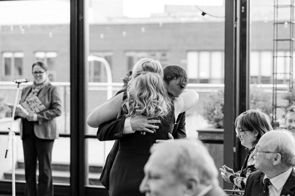 A couple's wedding at Morgan's on Fulton in Fulton Market, Chicago
