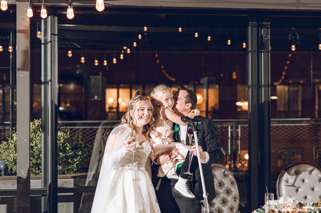 A couple's wedding at Morgan's on Fulton in Fulton Market, Chicago