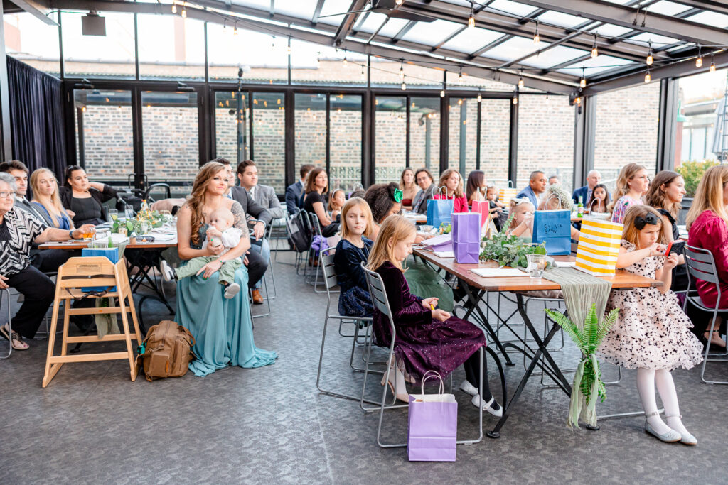 A couple's wedding at Morgan's on Fulton in Fulton Market, Chicago