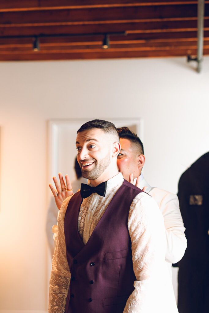 A queer wedding at Wildman BT in Chicago.