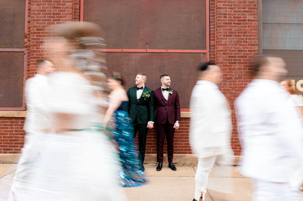 A queer wedding at Wildman BT in Chicago.