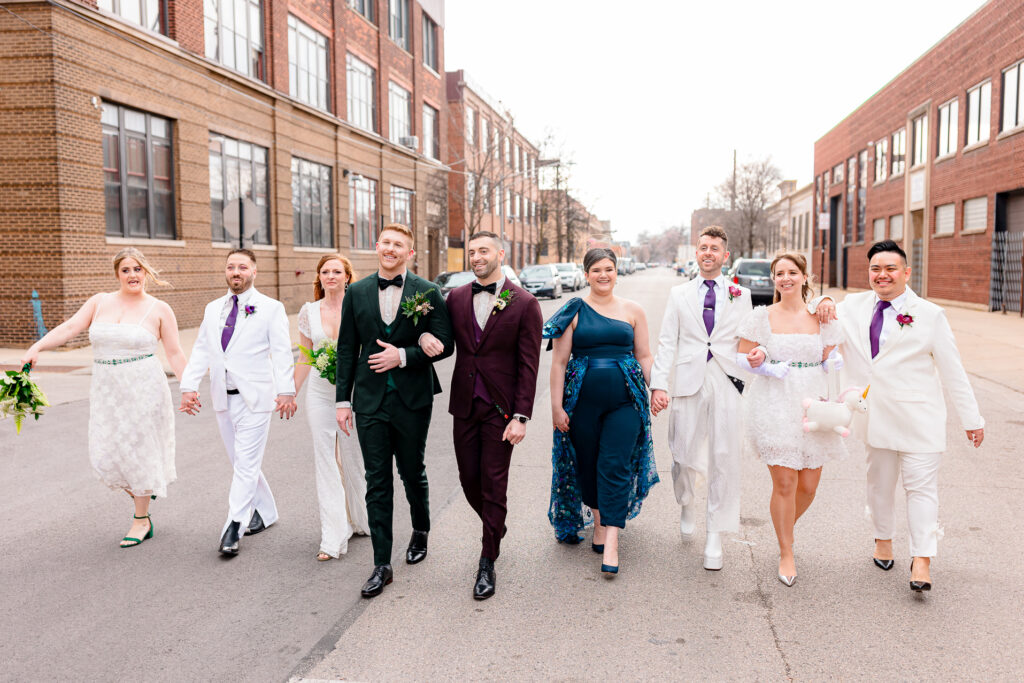 A queer wedding at Wildman BT in Chicago.