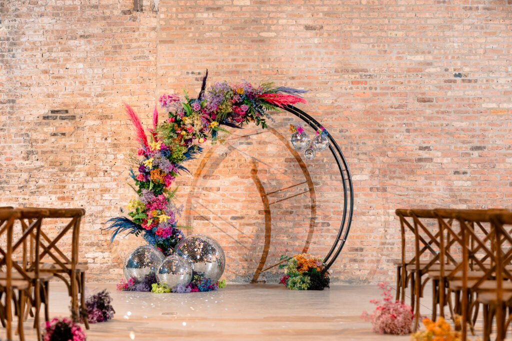 A queer wedding at Wildman BT in Chicago.