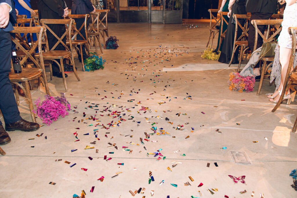 A queer wedding at Wildman BT in Chicago.