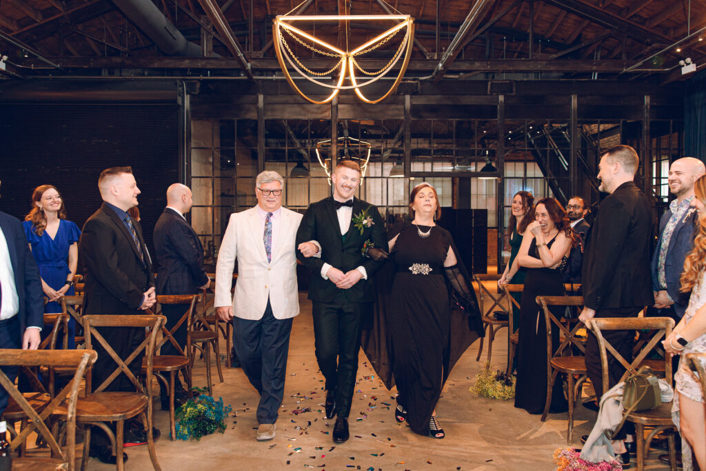 A queer wedding at Wildman BT in Chicago.