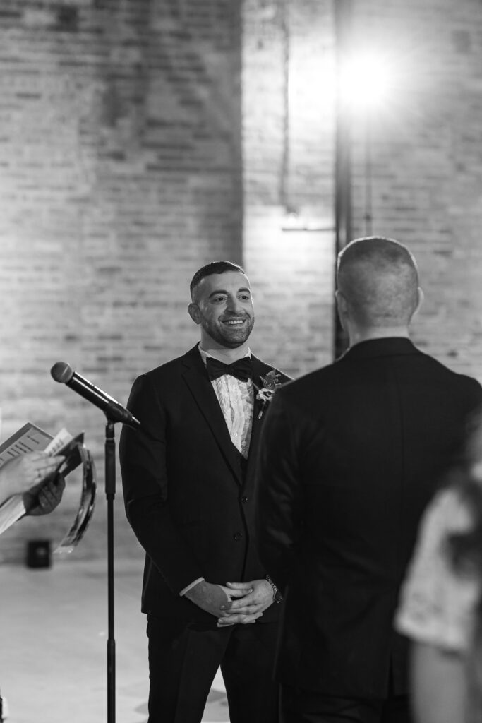 A queer wedding at Wildman BT in Chicago.